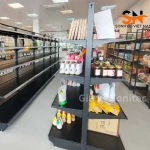 Kệ siêu thị 2 mặt lưới chữ A 5 tầng 124x90x180cm