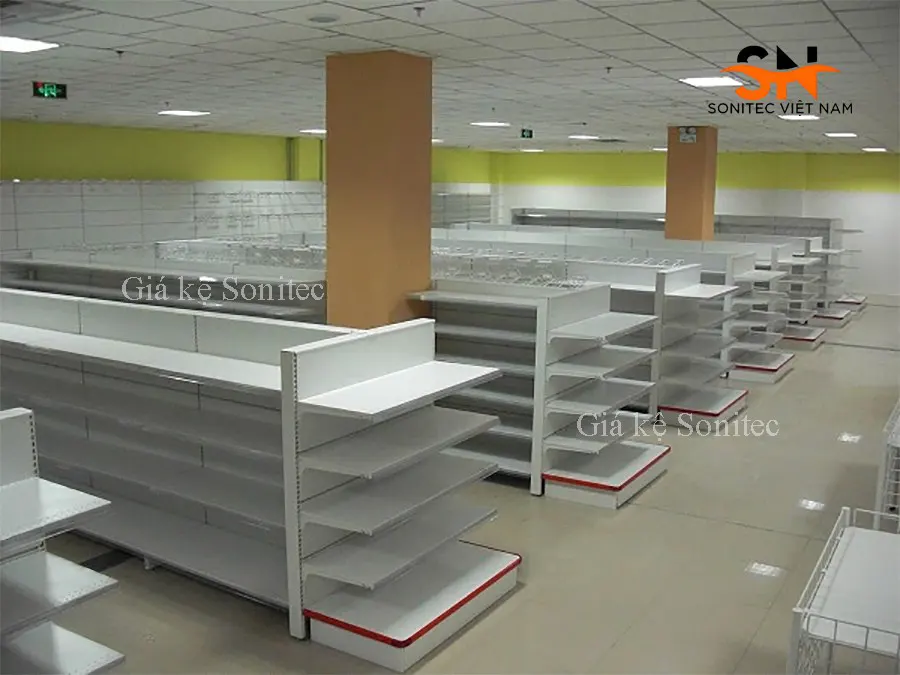 Giá kệ siêu thị hiện đại