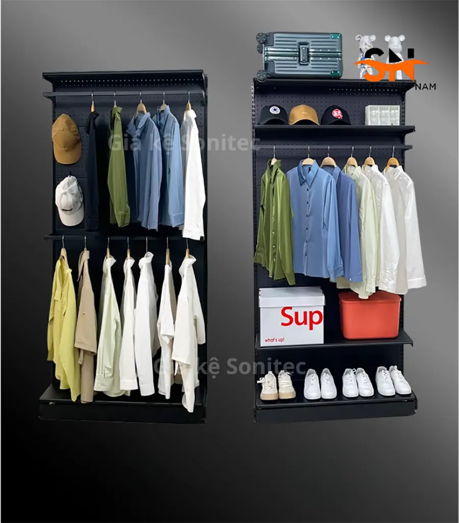 Ứng dụng kệ shop quần áo