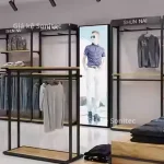 Kệ sắt treo quần áo shop thời trang
