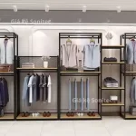 Kệ sắt treo quần áo shop thời trang