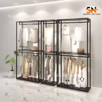 Kệ sắt treo quần áo shop thời trang