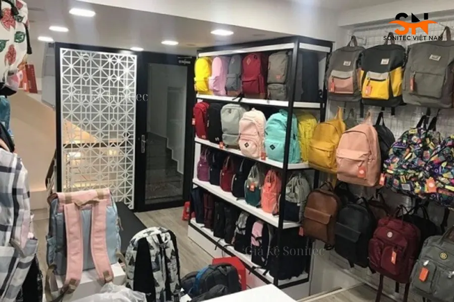 Cấu tạo kệ đơn treo túi