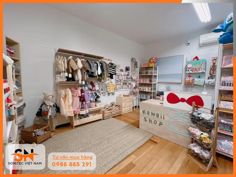 Mua giá kệ đẹp cho shop quần áo Hải Phòng
