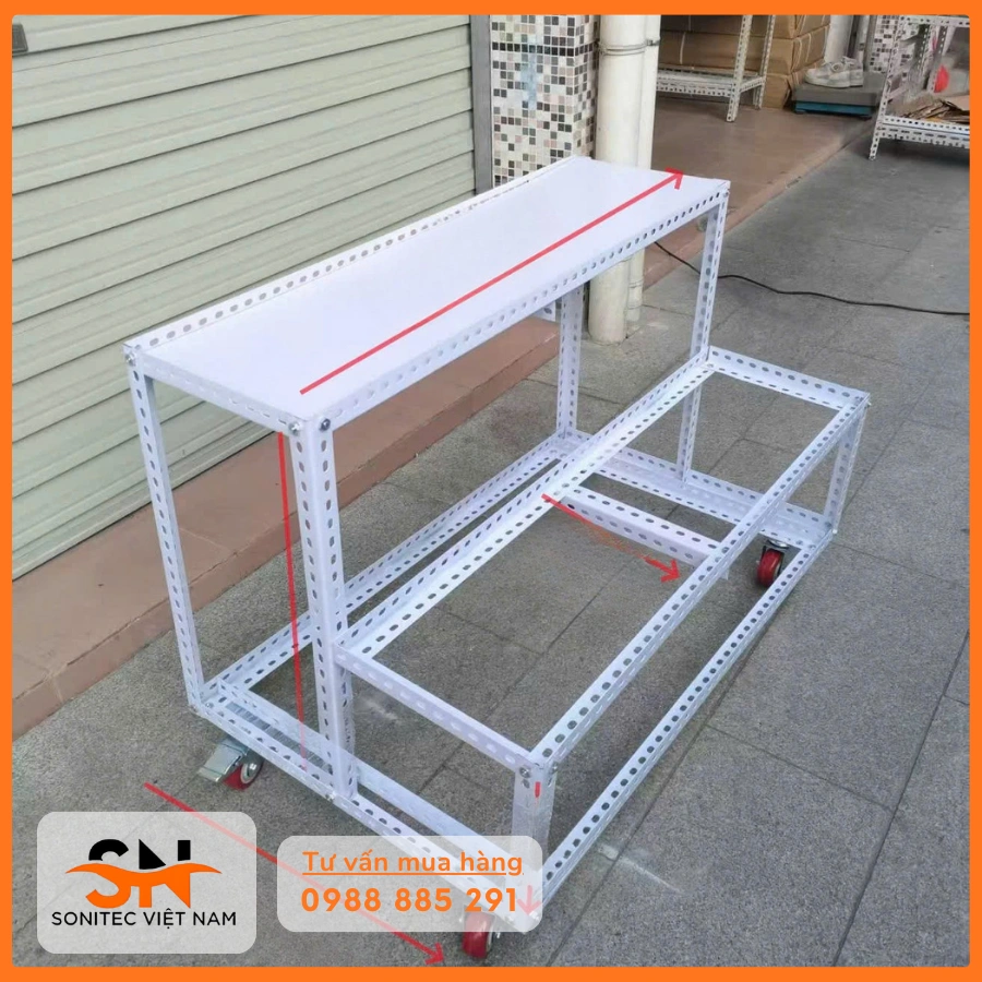 Đặc điểm nổi bật của kệ bán trái cây V lỗ