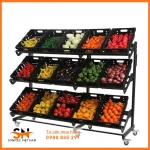 Kệ trái cây 3 tầng sắt chất lượng cao