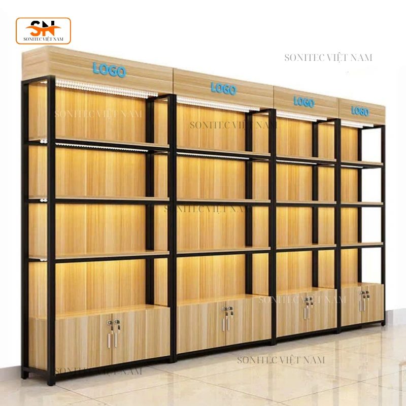Các mẫu kệ trưng bày shop