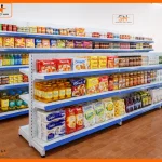 Kệ bày hàng siêu thị mini
