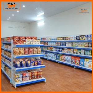 Kệ bày hàng siêu thị mini