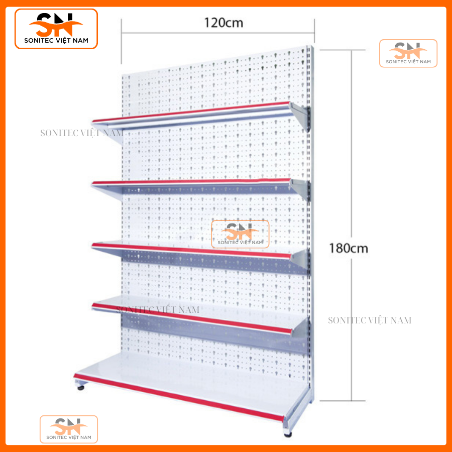 Kệ đơn siêu thị 1m x 1m