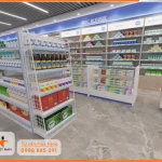 Kệ sắt nhà thuốc giá rẻ, an toàn