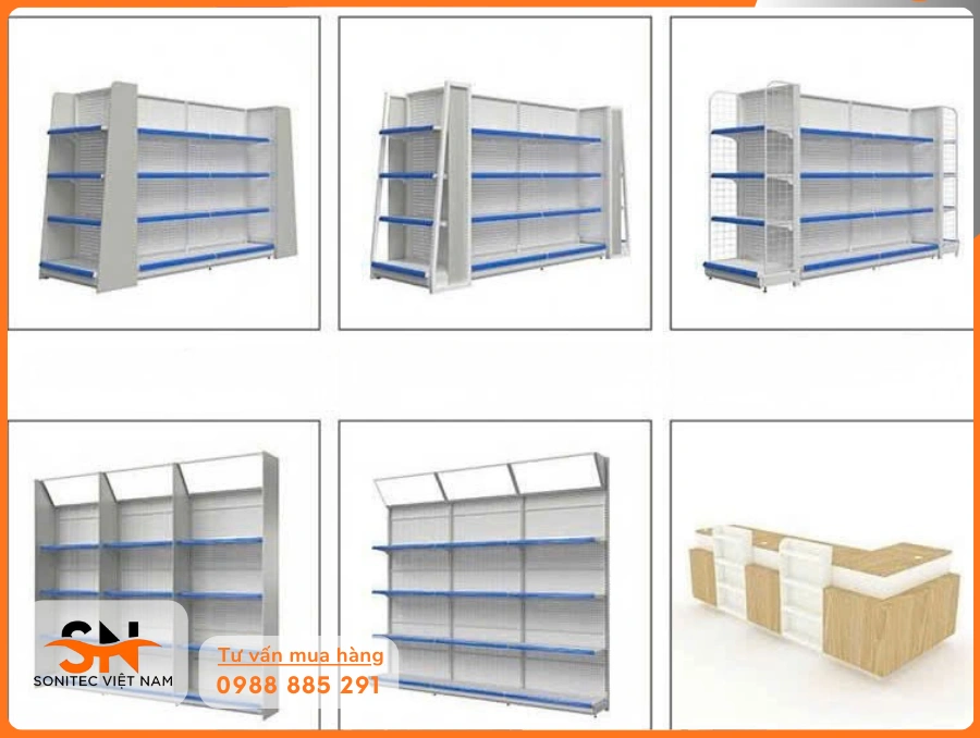Kệ sắt nhà thuốc giá rẻ