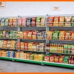 Kệ siêu thị có bánh xe