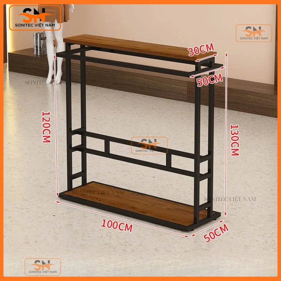 Kệ treo quần áo shop đẹp