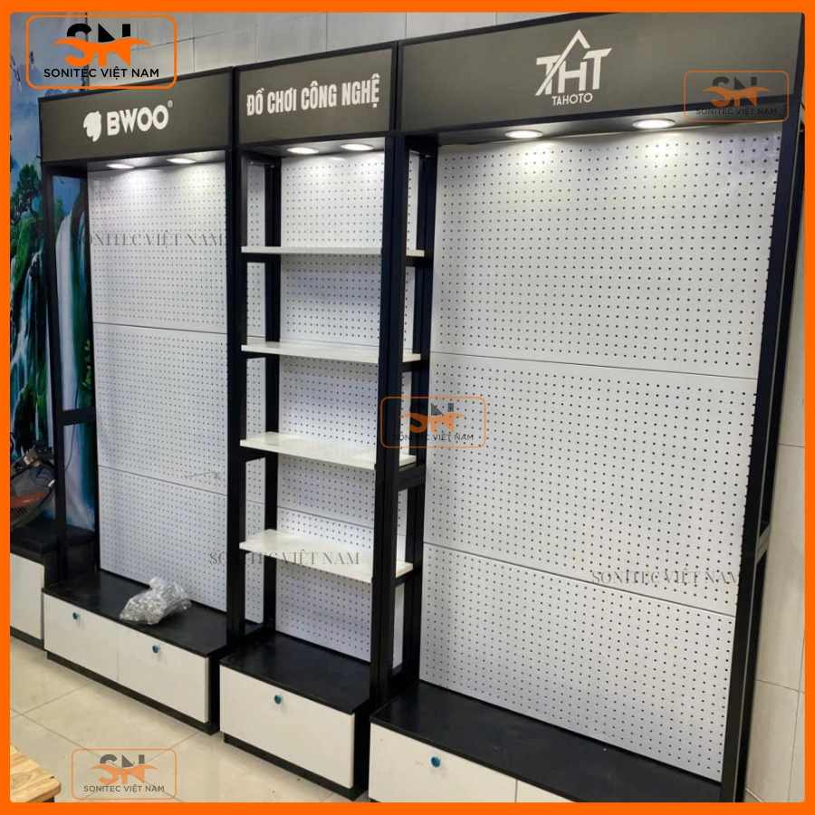 Kệ tủ shop bán phụ kiện