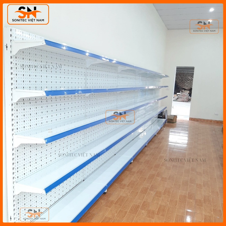 Mua giá kệ bày hàng siêu thị bố trí hàng hóa khoa học tại Sonitec