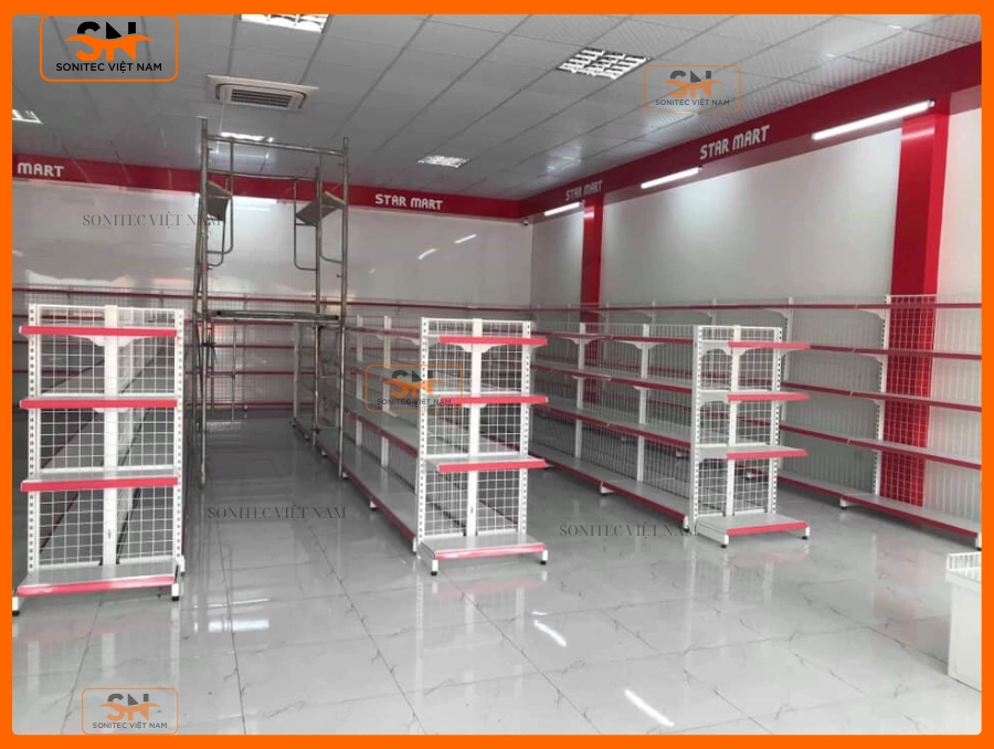Mua giá kệ bày hàng siêu thị sử dụng lâu dài