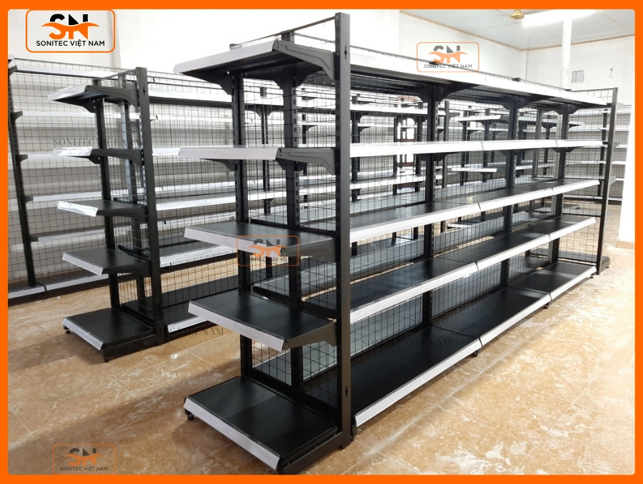 Kệ sắt tạp hóa Vĩnh Phúc giá xưởng