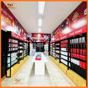 Cách bày trí cửa hàng phụ kiện điện thoại hút khách