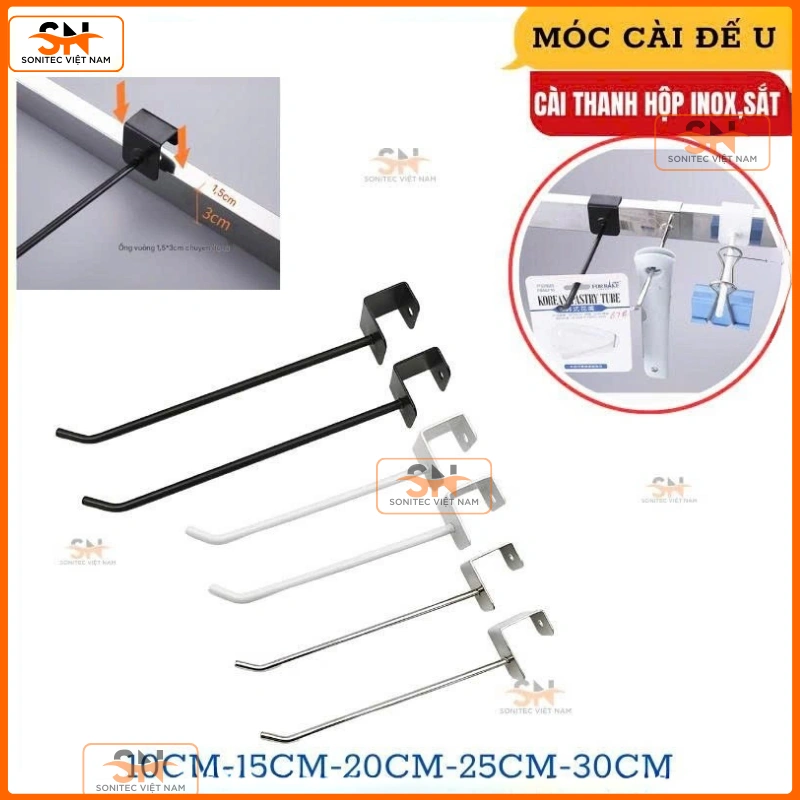 Các loại móc treo đồ phù hợp nhiều ngành hàng khác nhau