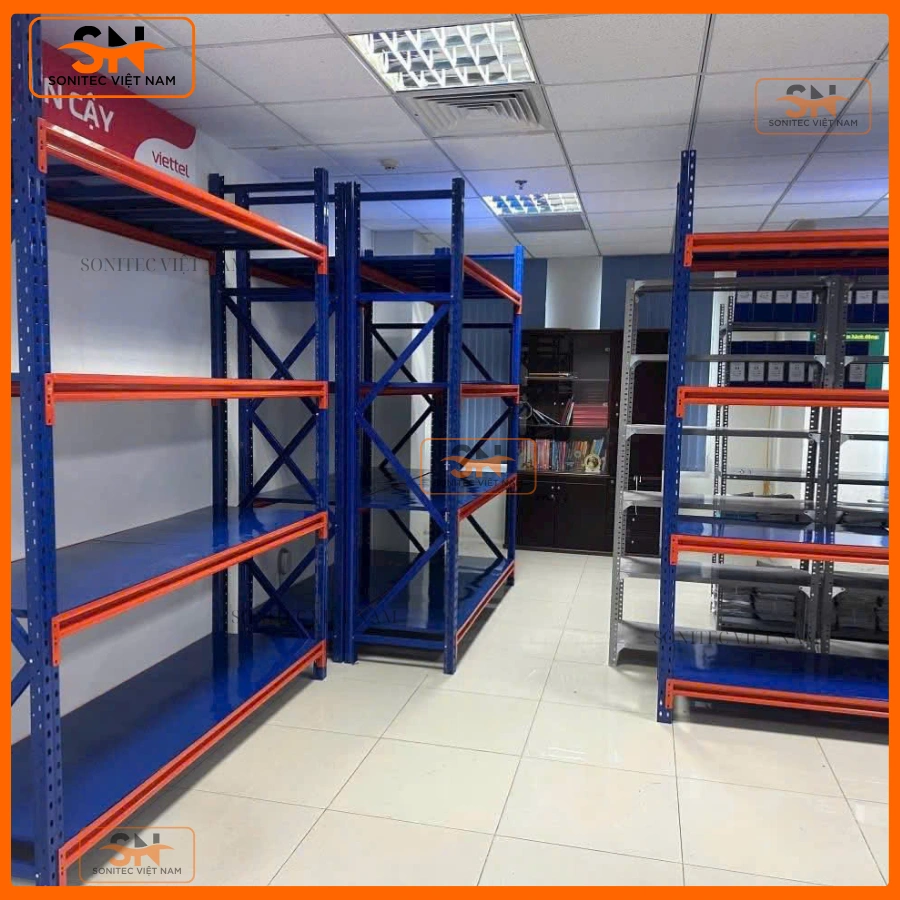 Kệ Chứa Vật Tư Cơ Khí Chất Lượng Cao cho xưởng