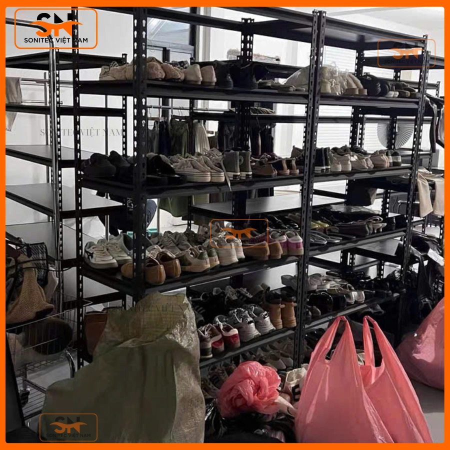 Kệ sắt V lỗ Hà Nội chất lượng cao, sử dụng lâu dài