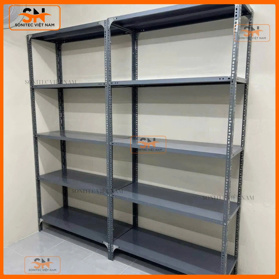 Kệ sắt V lỗ Hà Nội giải pháp kệ bền chắc, giá tốt