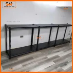 Kệ sắt V lỗ 2 tầng đẹp, giá rẻ