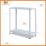 Kệ sắt V lỗ 2 tầng đẹp, giá rẻ