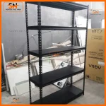 Kệ sắt V lỗ 5 tầng giá rẻ