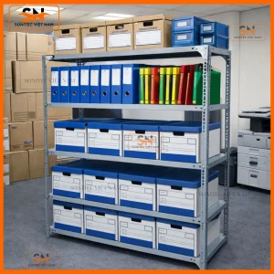 Kệ sắt V lỗ 5 tầng giá rẻ