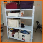 Kệ sắt V lỗ có bánh xe