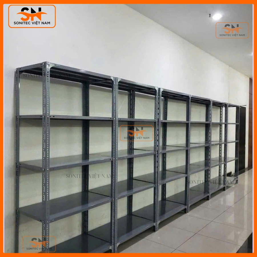 Kệ sắt V lỗ Đà Nẵng đa năng, dễ sử dụng
