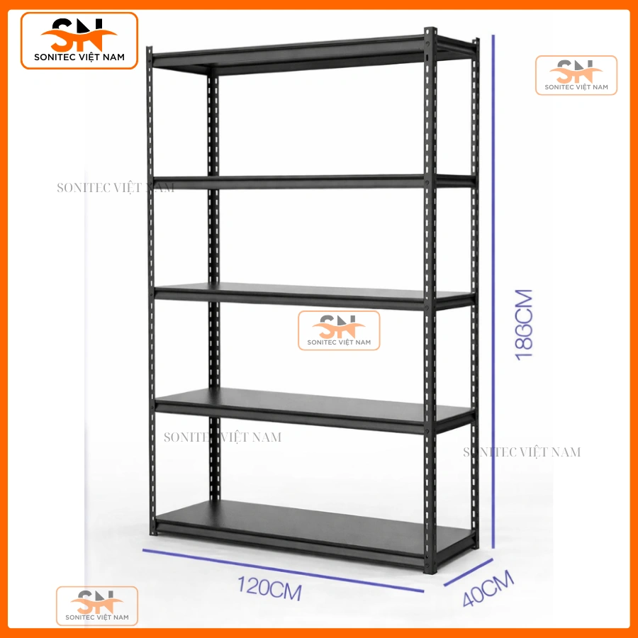 Kệ sắt V lỗ Đà Nẵng bền đẹp, dễ lắp ráp