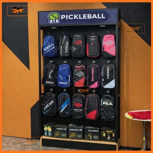 Giá kệ túi vợt pickleball đẹp mắt và an toàn