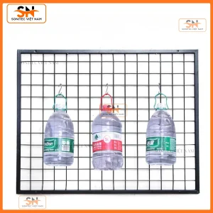 Khung lưới cài móc treo hàng đa dạng