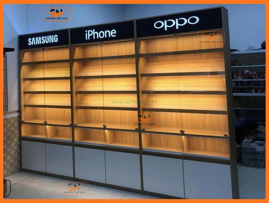 Mẫu kệ điện thoại đẹp thiết kế chắc chắn, bền bỉ