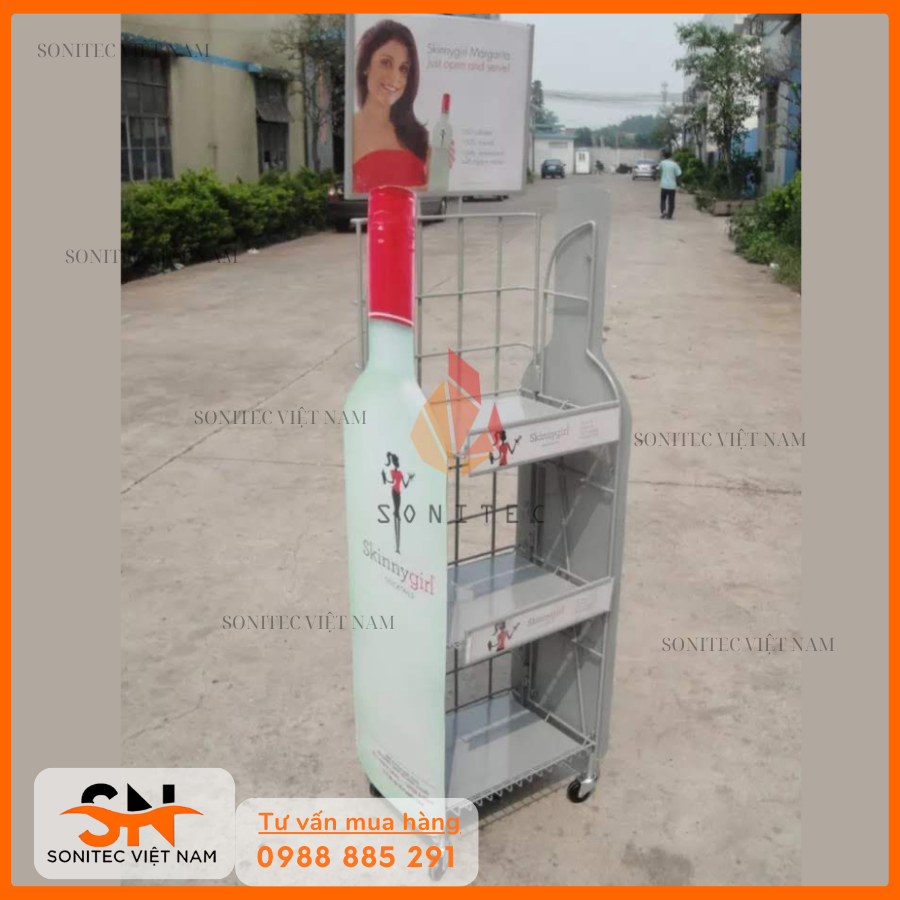 Mẫu kệ trưng bày sản phẩm đẹp, tiện lợi sử dụng