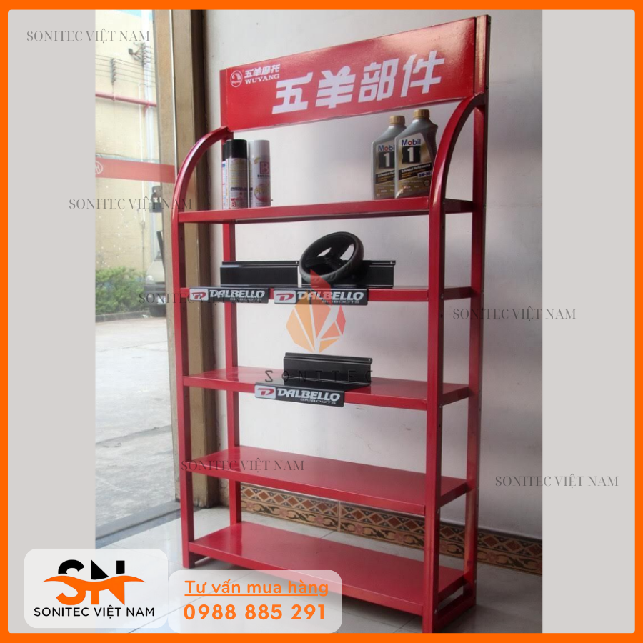 Mẫu kệ trưng bày sản phẩm đẹp, tối ưu không gian