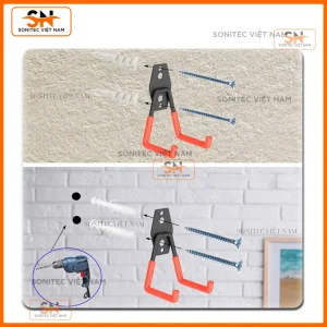 Móc treo xe đạp gắn tường an toàn, bền bỉ