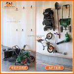 Móc treo xe đạp gắn tường an toàn