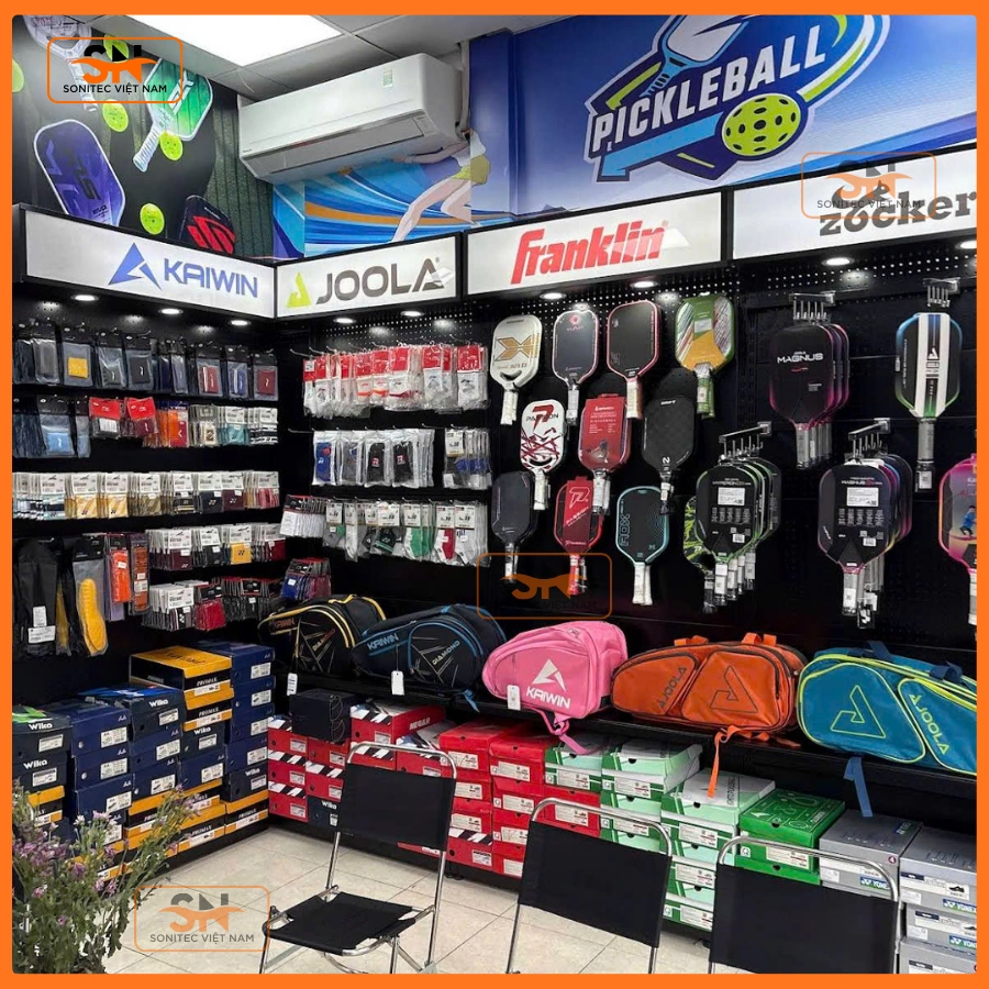 Địa chỉ mua giá kệ cửa hàng Pickleball uy tín, chất lượng cao