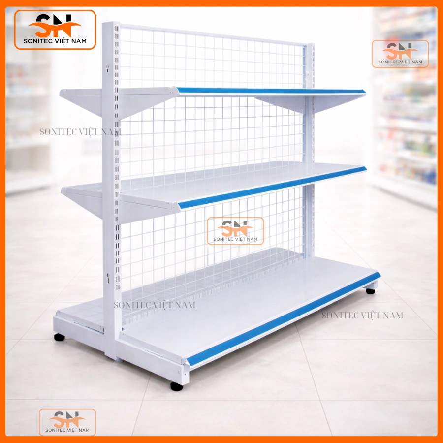 Kệ đôi siêu thị 120cmx120cm giá rẻ