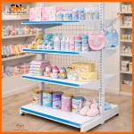 Kệ đôi siêu thị 70cmx150cm bày hàng shop