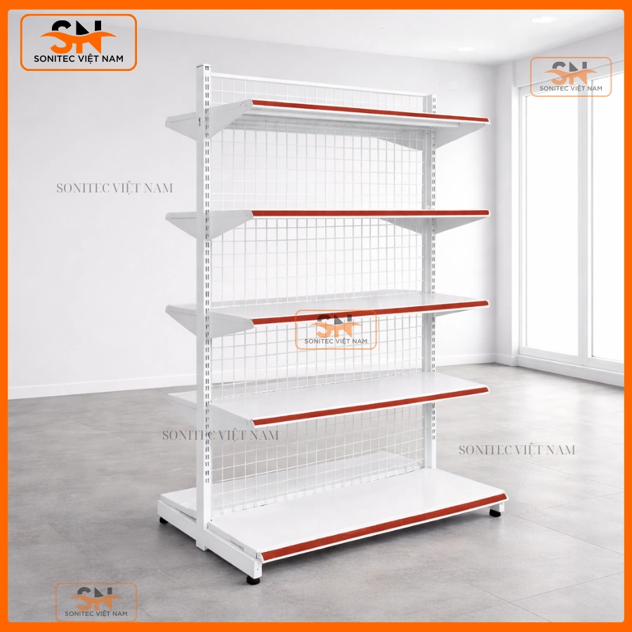 Kệ đôi siêu thị 70cmx180cm giá tốt, bền