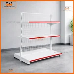 Kệ đôi siêu thị 90cmx120cm chắc chắn