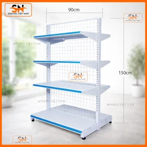 Kệ đôi siêu thị 90cmx150cm chất lượng cao