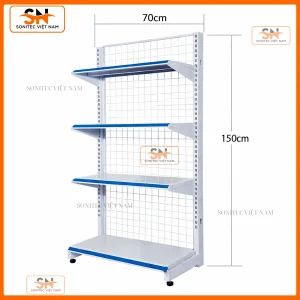 Kệ đơn siêu thị 70cmx150cm cao cấp