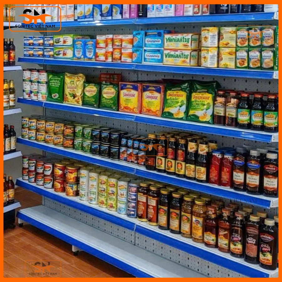 Kệ trưng bày sau lắp kệ đơn hay kệ đôi