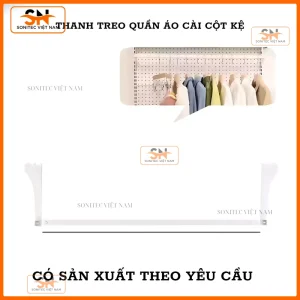 Thanh treo quần áo tiện lợi, gọn gàng